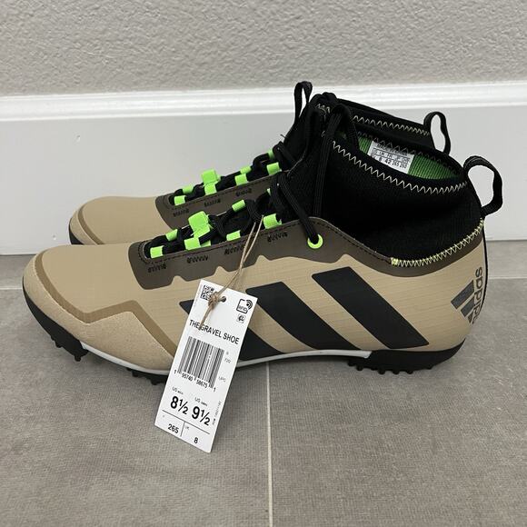 Adidas The Gravel Mens 8.5 Beige Cycling Outdoor Sneaker Shoes BGX1664